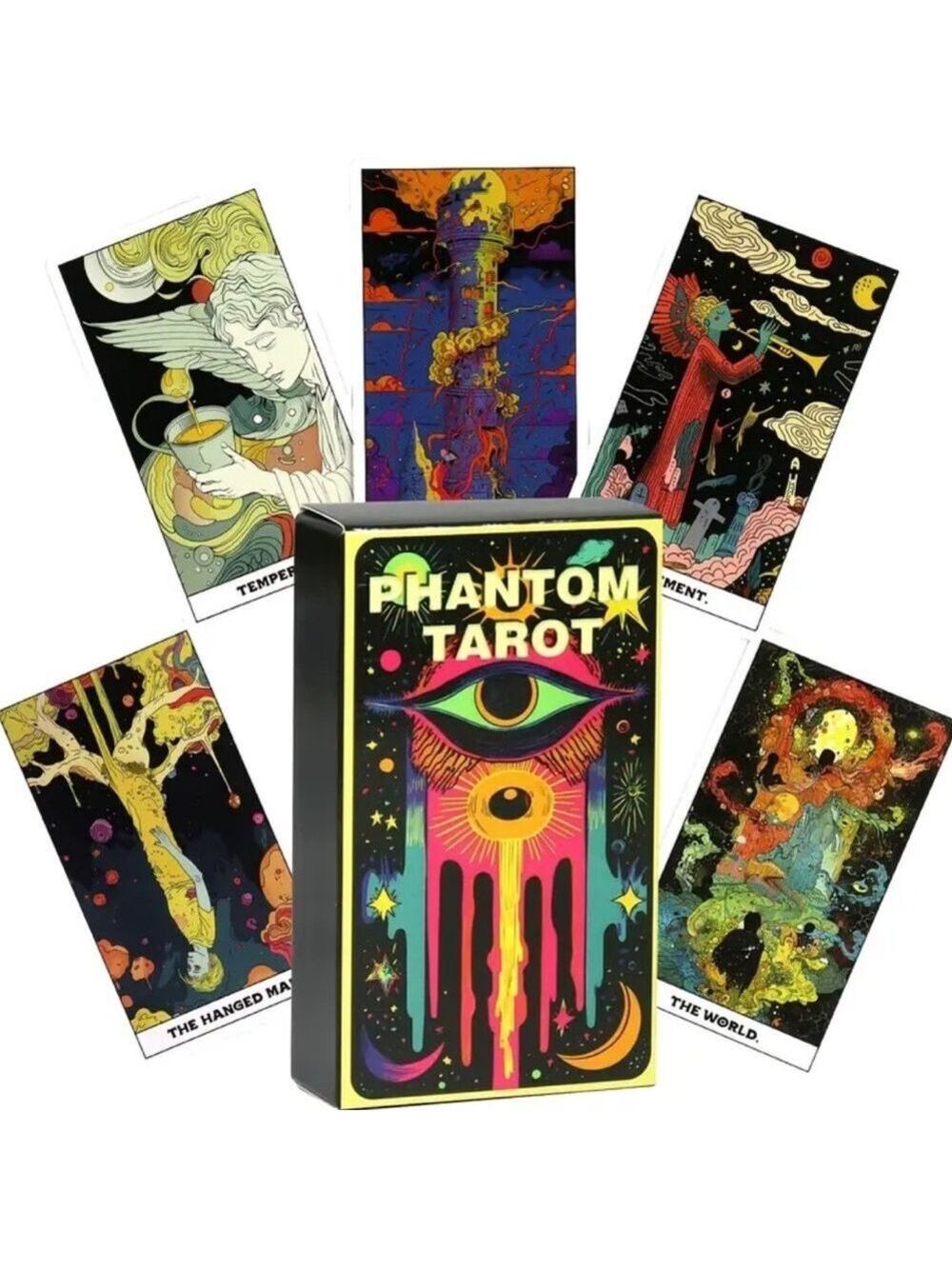 Phantom Tarot Card Deck - Psychedelic & Intuitive Art